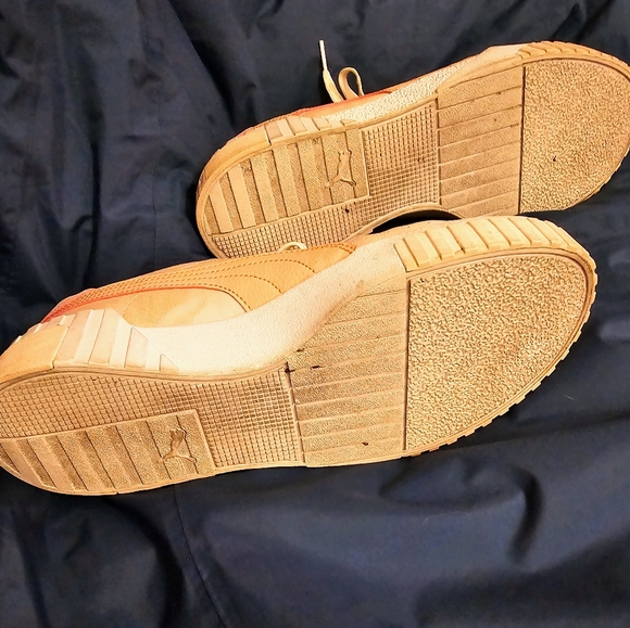 RARE Puma Cali Festival Peach & Pink, sneakers, size 10 EUC - Picture 4 of 5